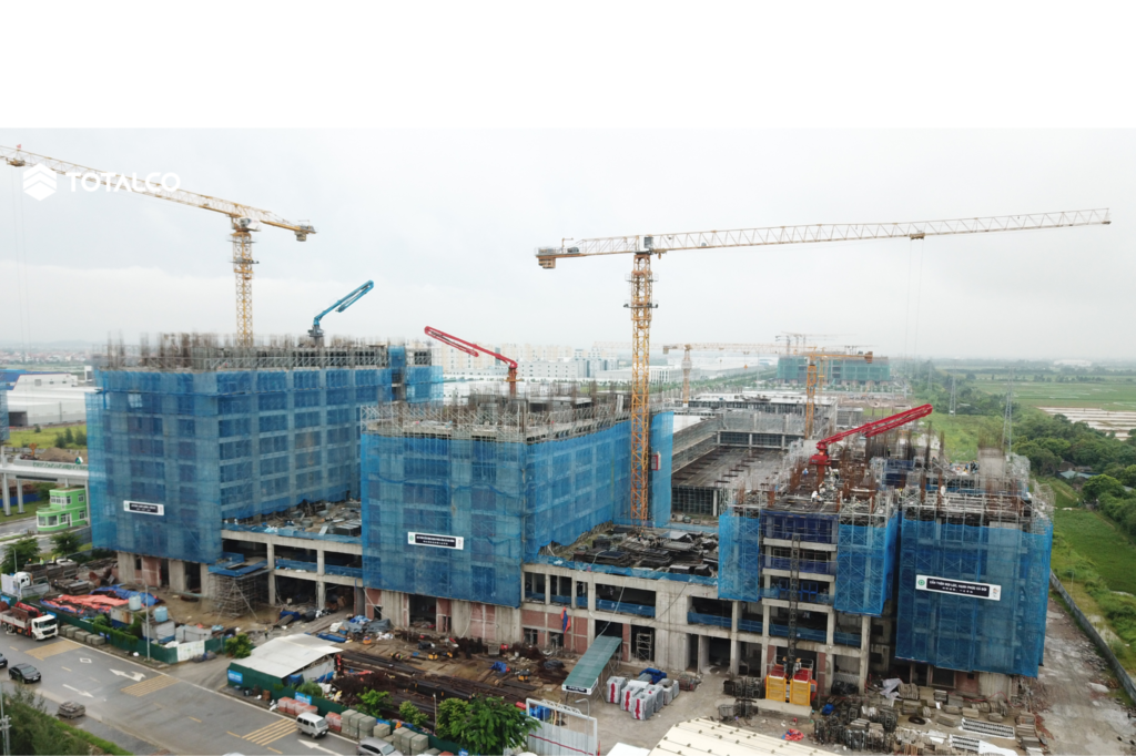 Cập Nhật Tiến Độ Dự án Ký túc xá các tòa nhà 1–4, Lô đất số 4